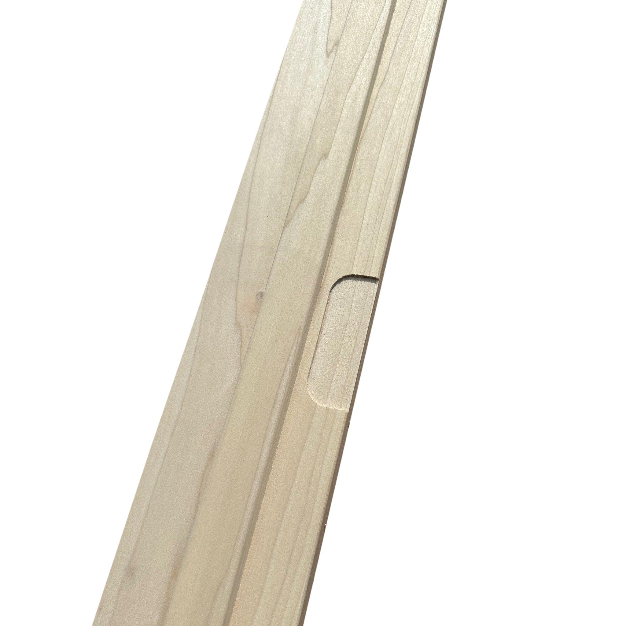 Interior Hinge Jamb Leg (Stain Grade Poplar) - Image 2
