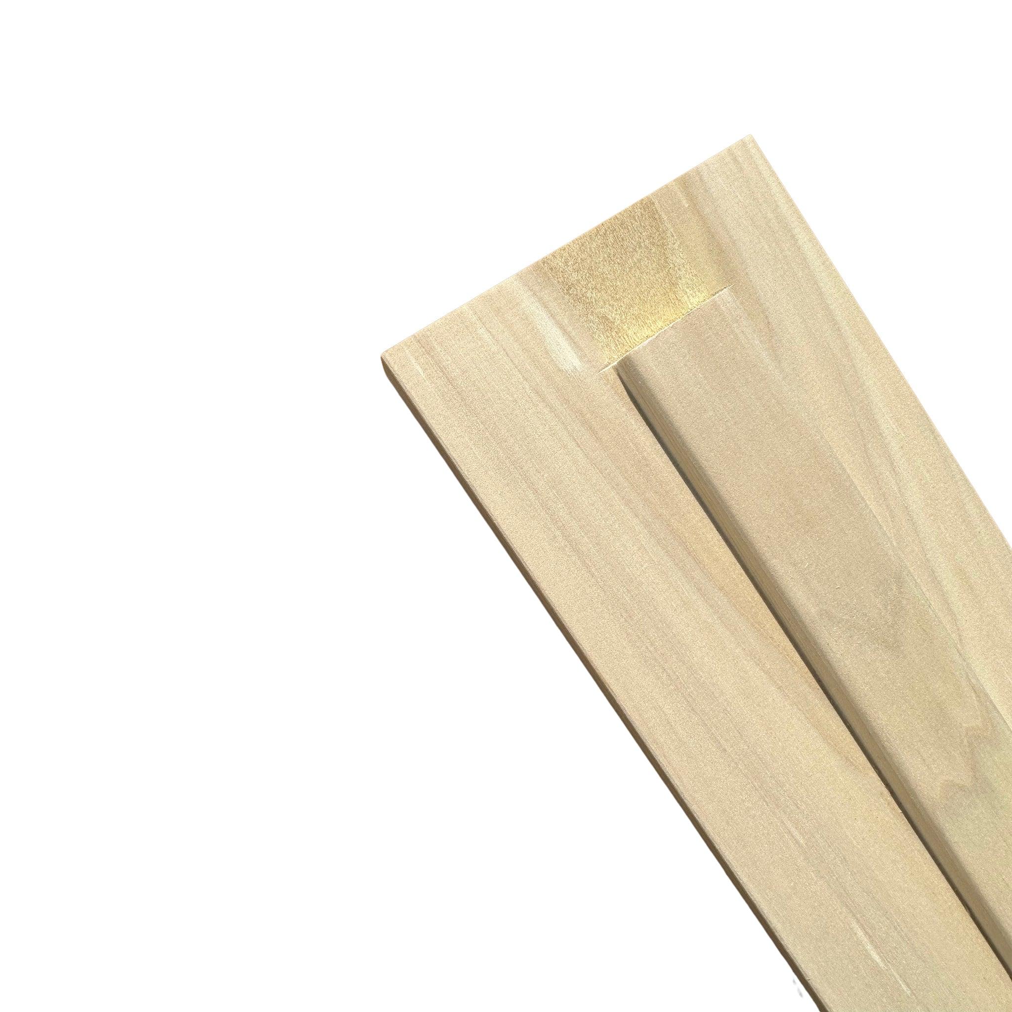 Interior Lock Jamb Leg (Stain Grade Poplar) - Image 3