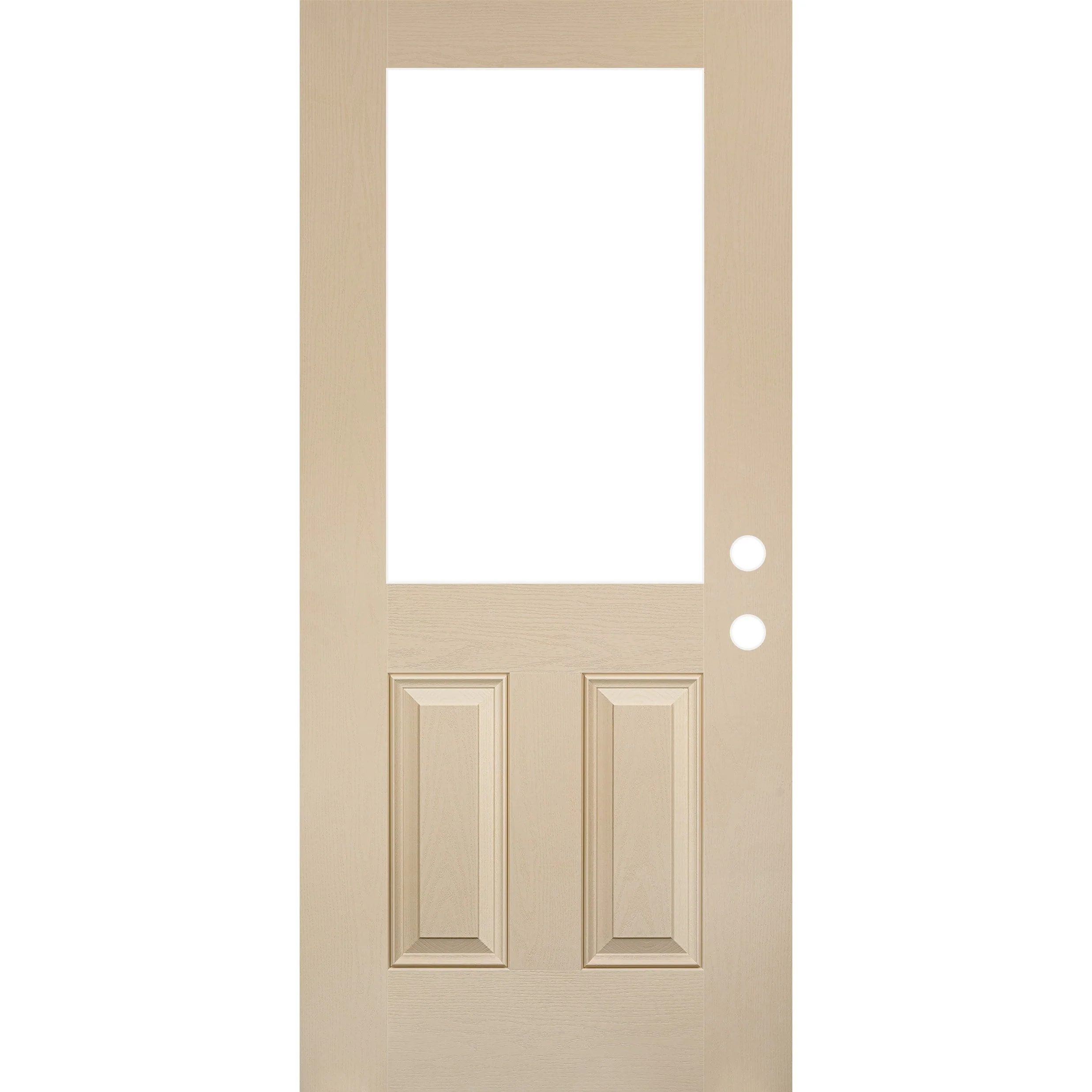 Mahogany Grain Fiberglass Entry Door Slab (6 Panel) - Image 7