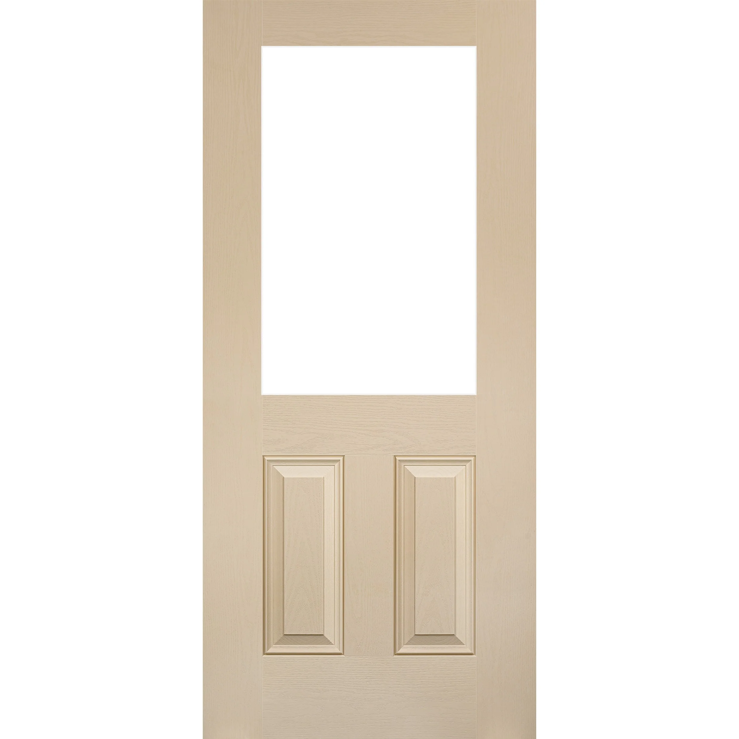 Mahogany Grain Fiberglass Entry Door Slab (6 Panel) - SLAB ONLY - Image 11