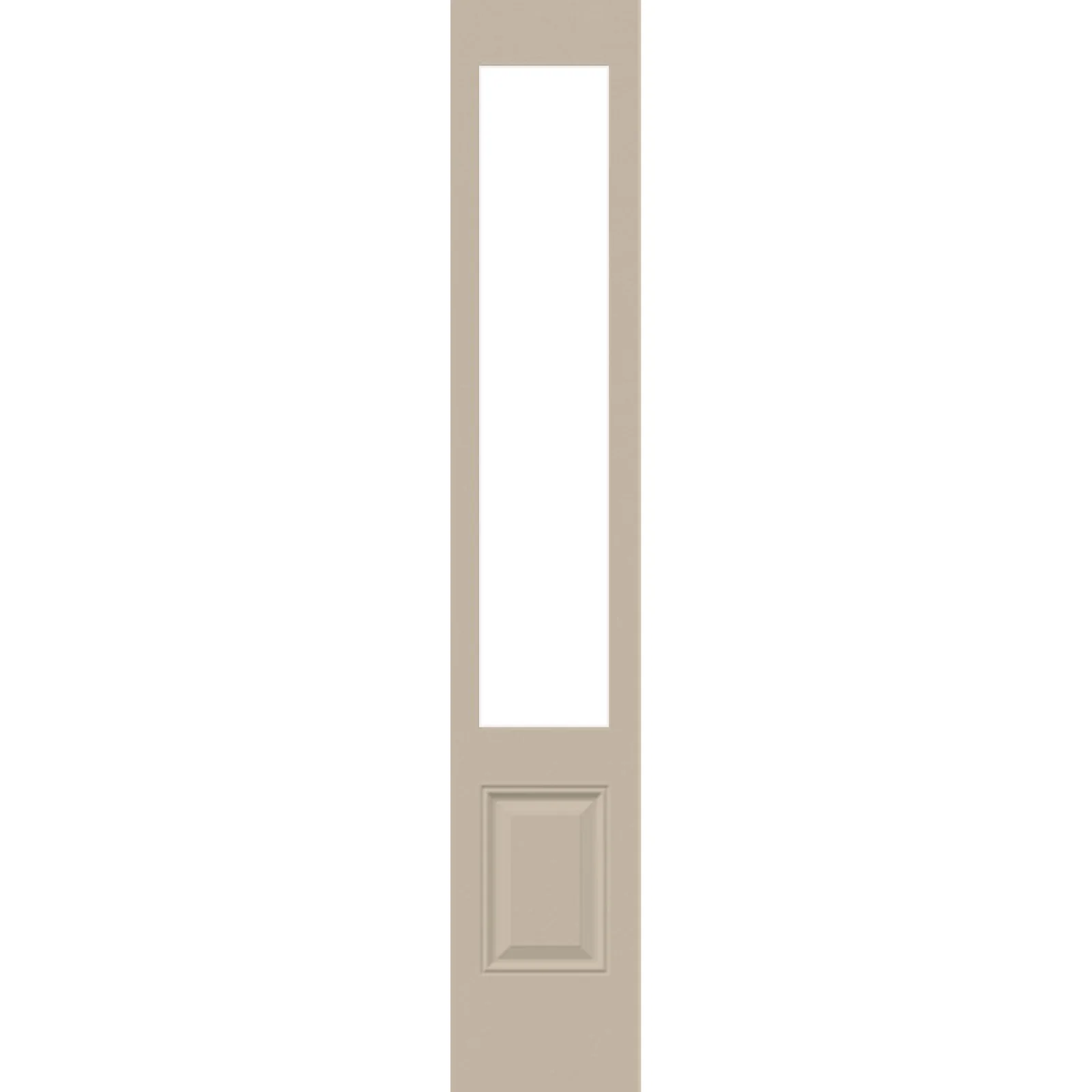Mahogany Grain Fiberglass Sidelite Panel (3/4 Sidelite)