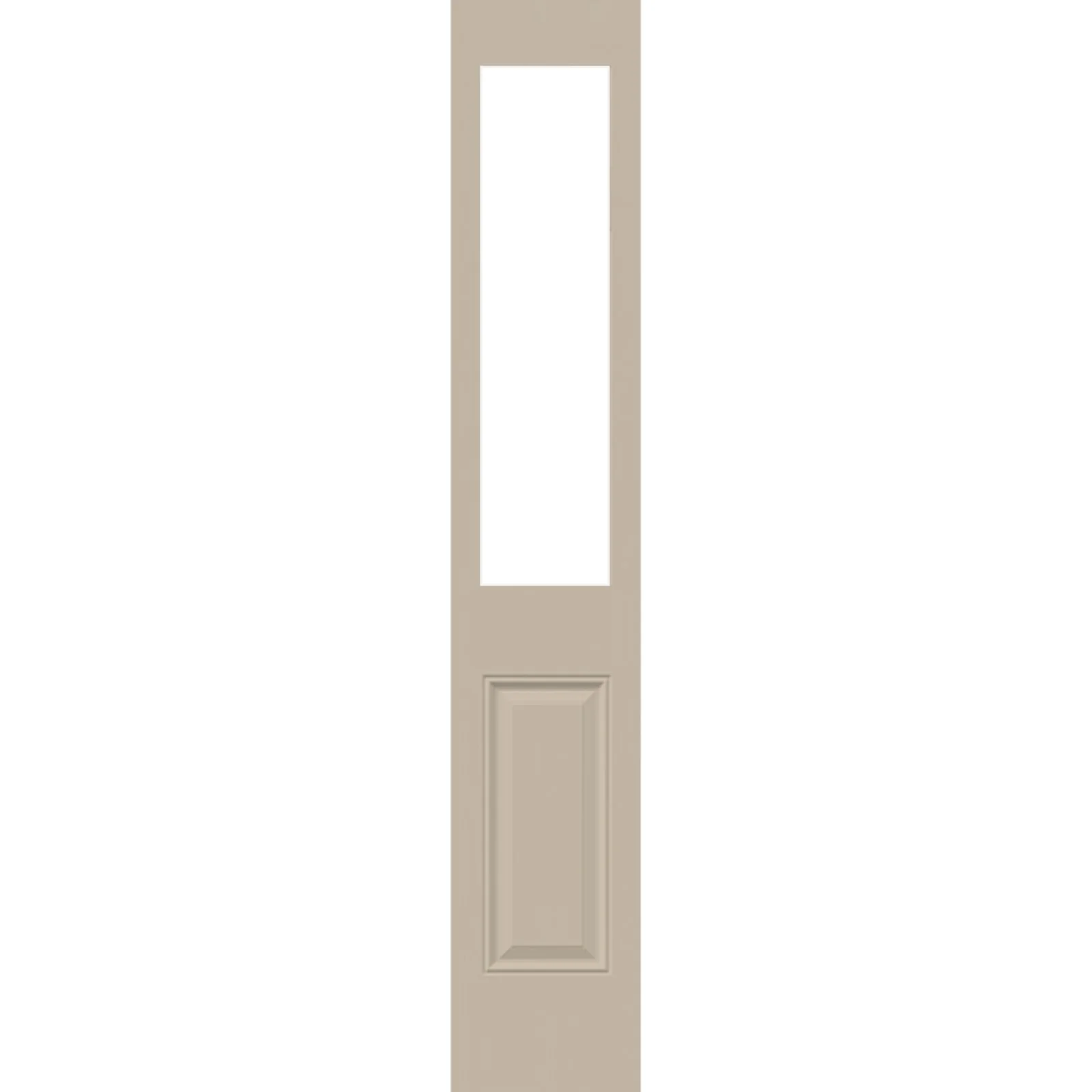 Mahogany Grain Fiberglass Sidelite Panel (Half Sidelite)