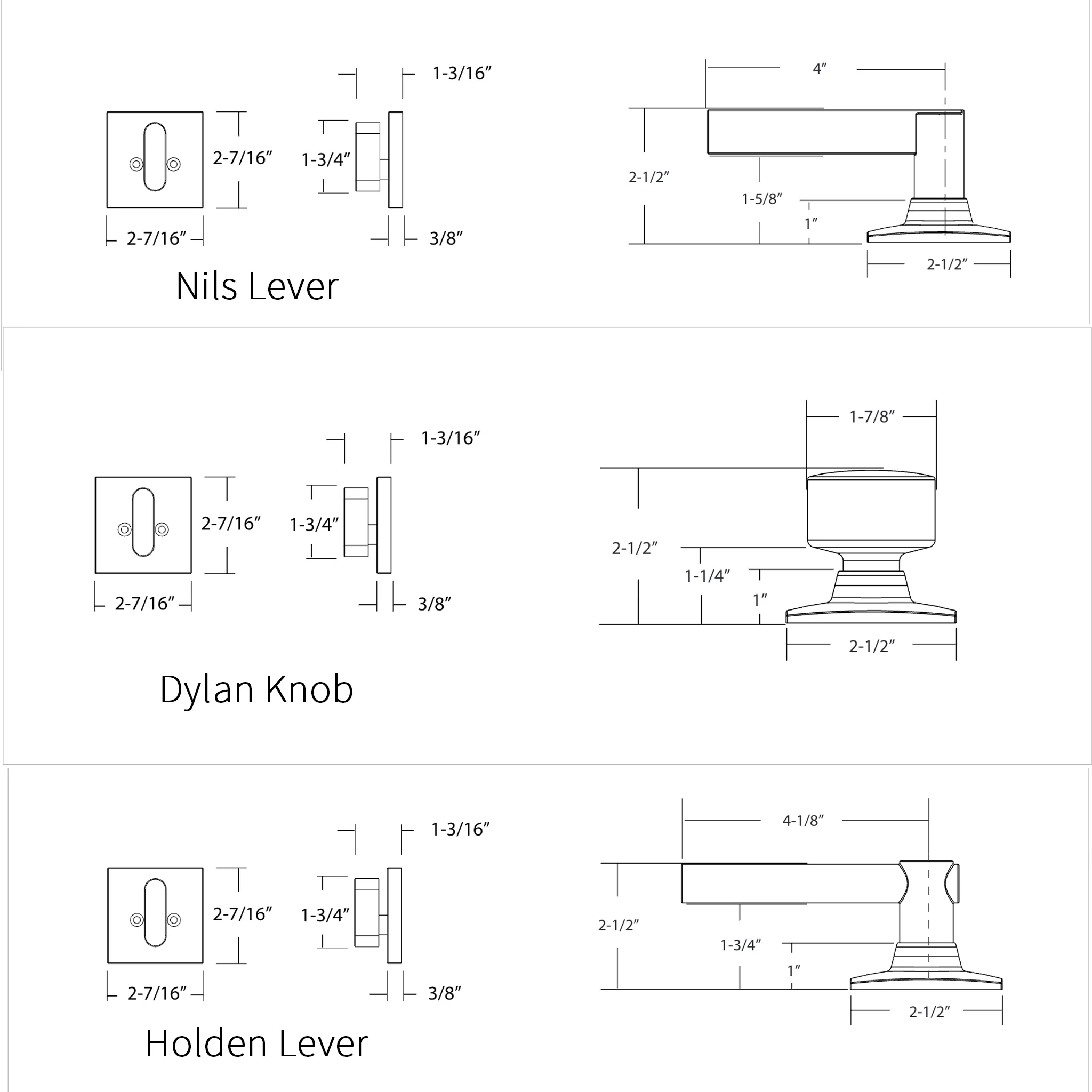 Marcel Interior Lockset - Image 4