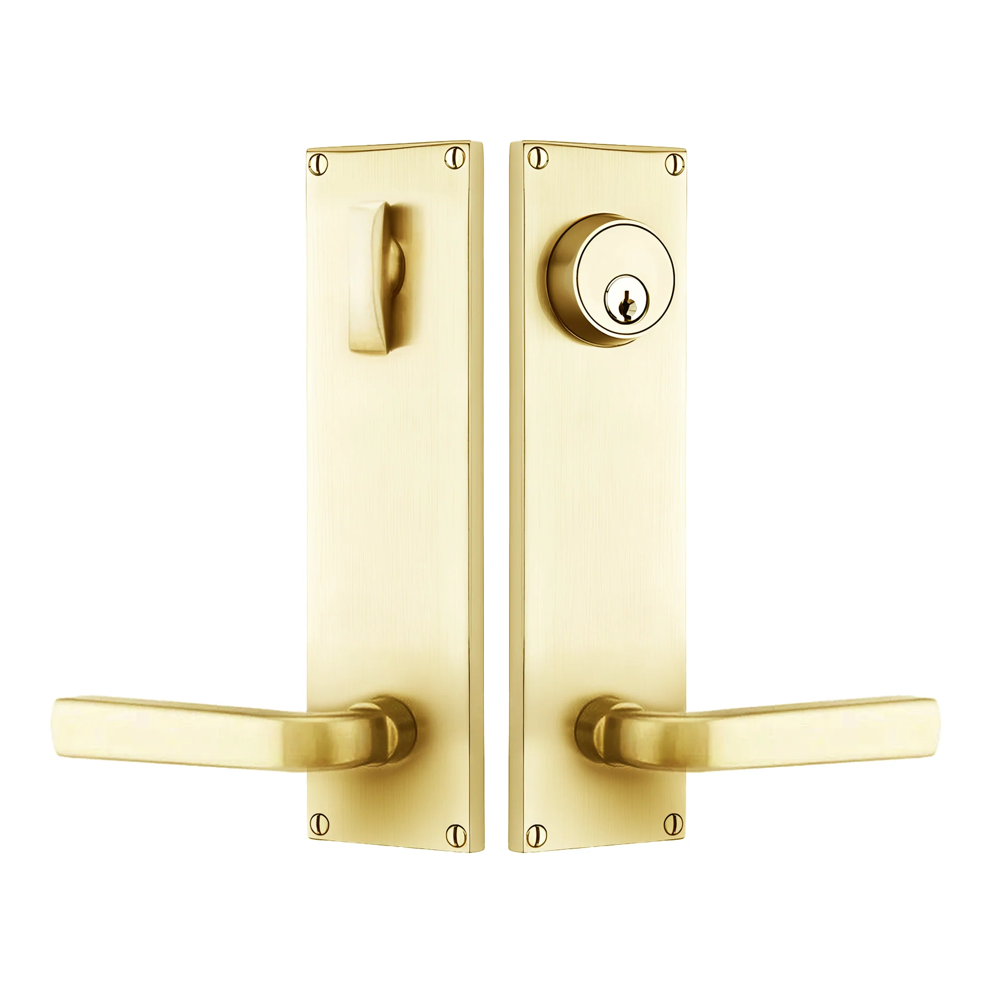 Modern Sideplate Entry Lockset by Emtek - Image 13
