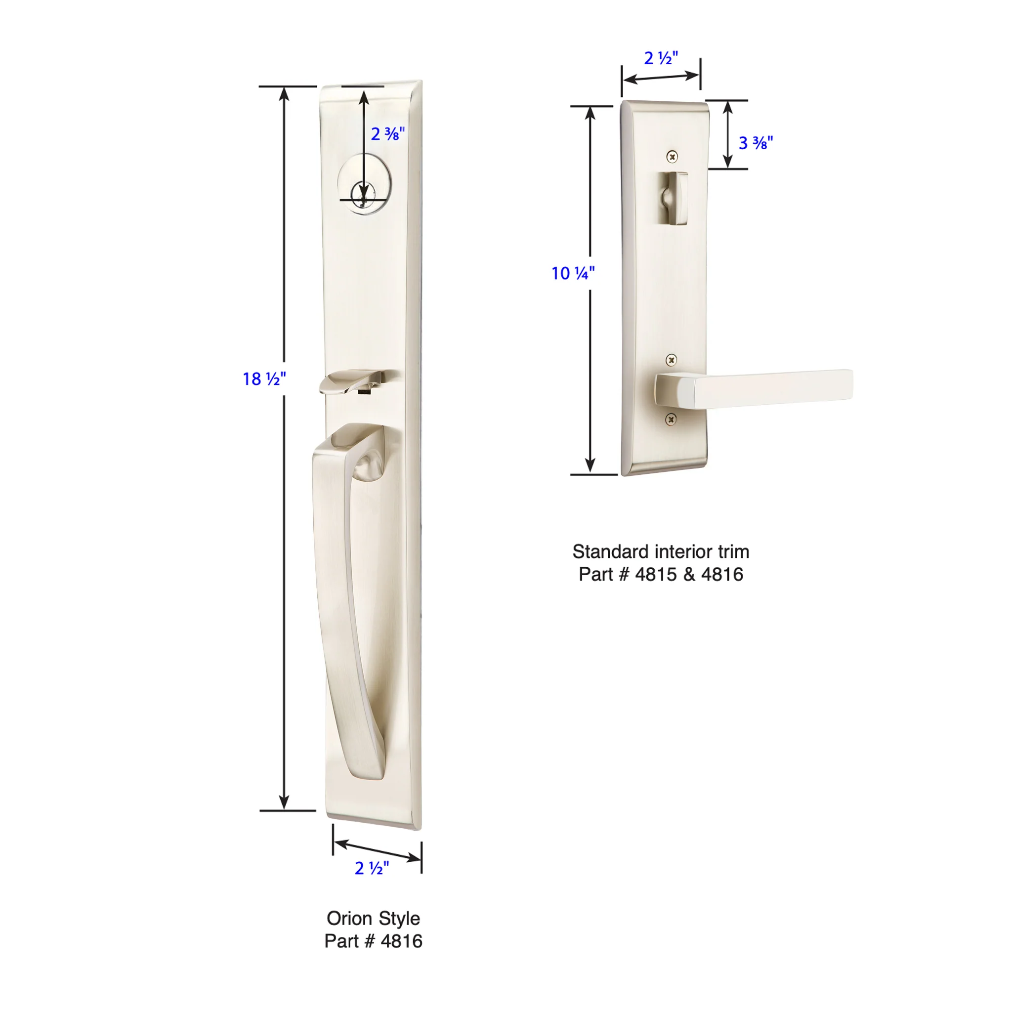 Orion Entry Lockset by Emtek - Image 3