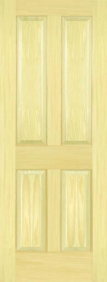 Poplar Interior Door Slab (4 Panel)