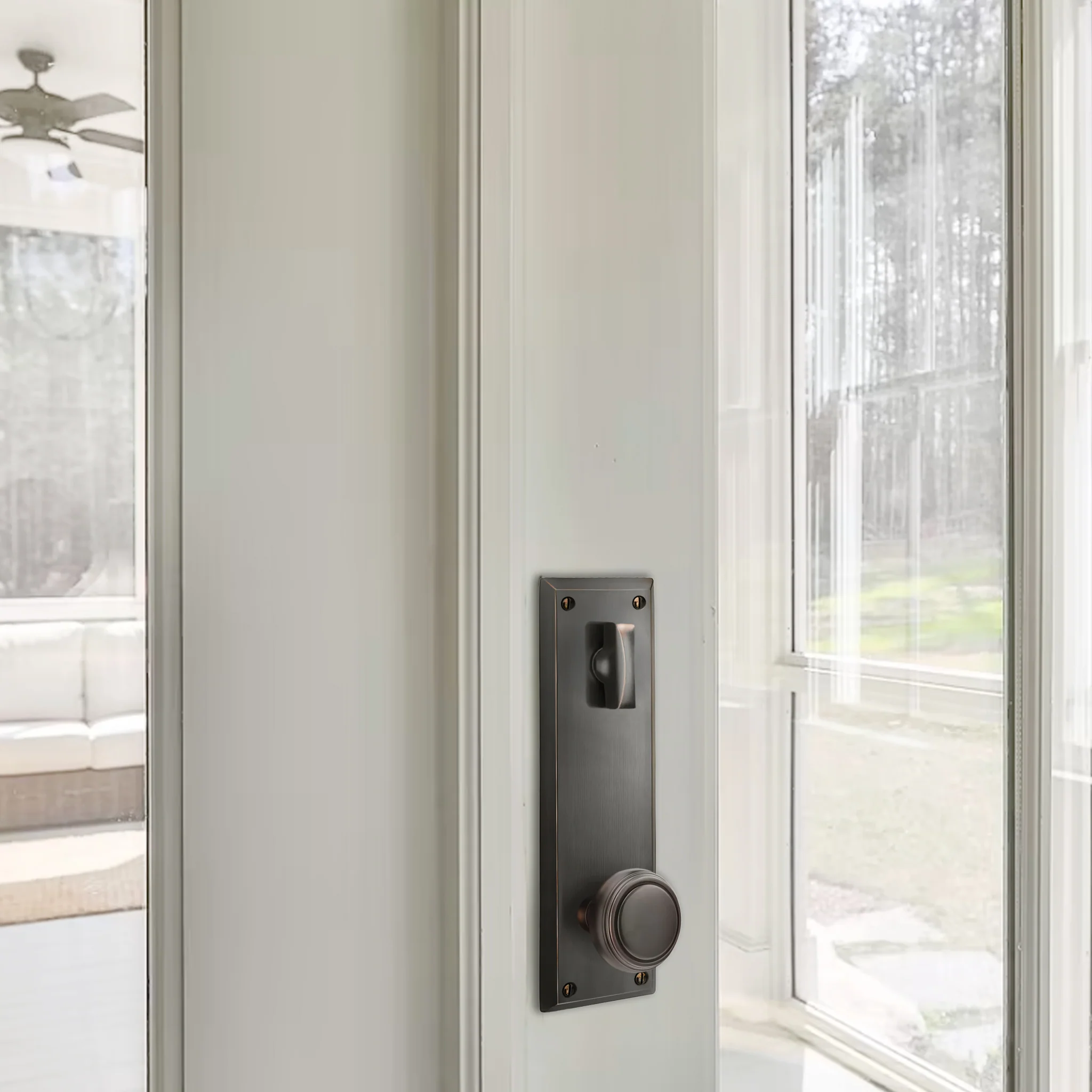 Quincy Sideplate Entry Lockset by Emtek - Image 2