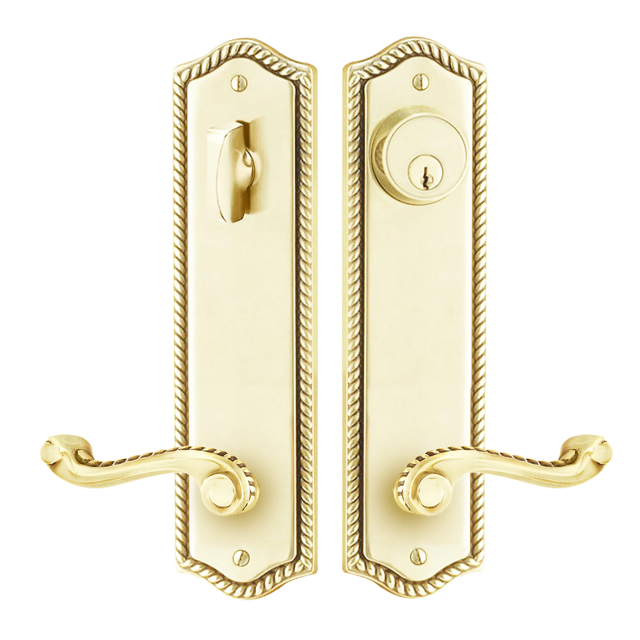 Rope Sideplate Entry Lockset by Emtek - Image 10
