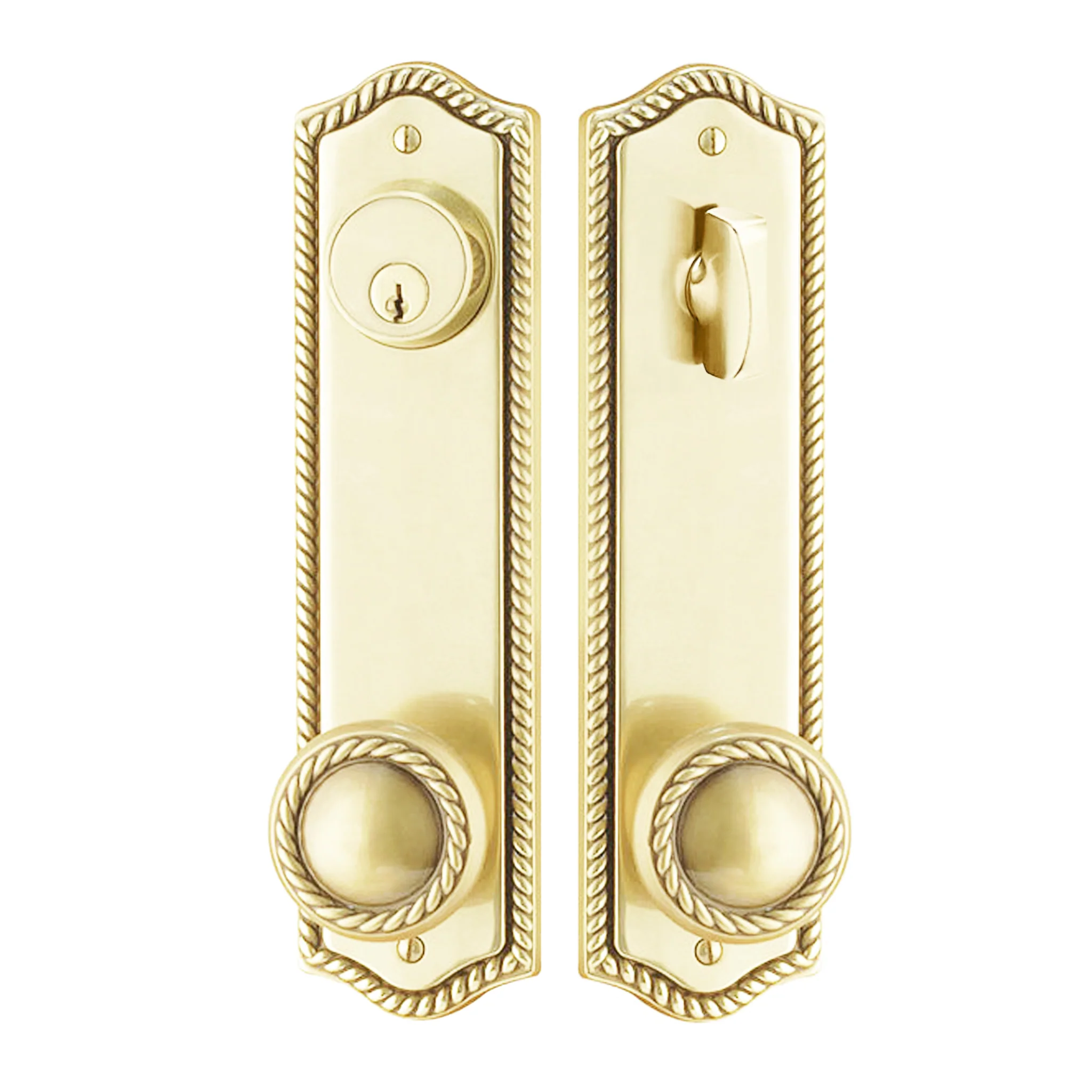 Rope Sideplate Entry Lockset by Emtek - Image 14