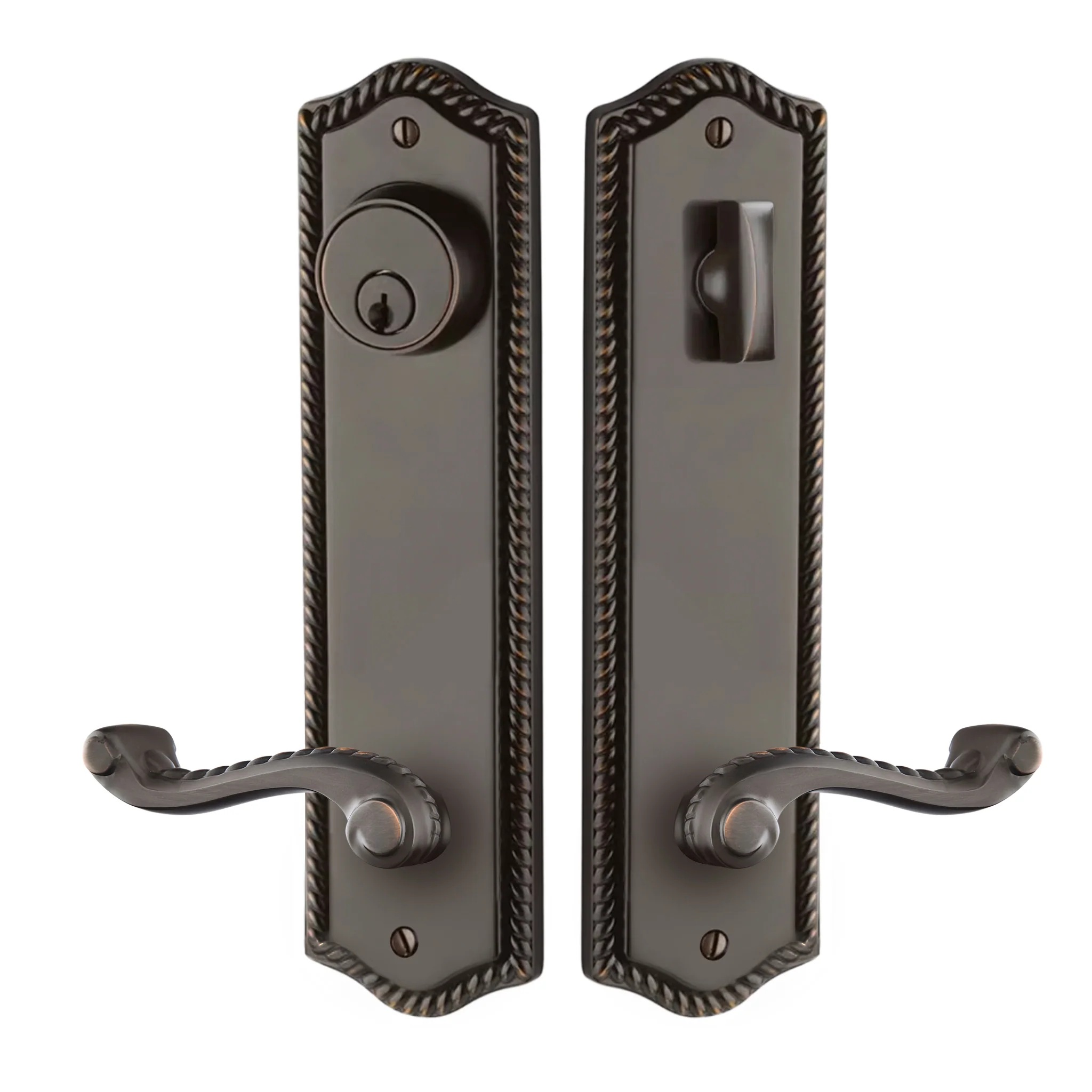 Rope Sideplate Entry Lockset by Emtek - Image 5