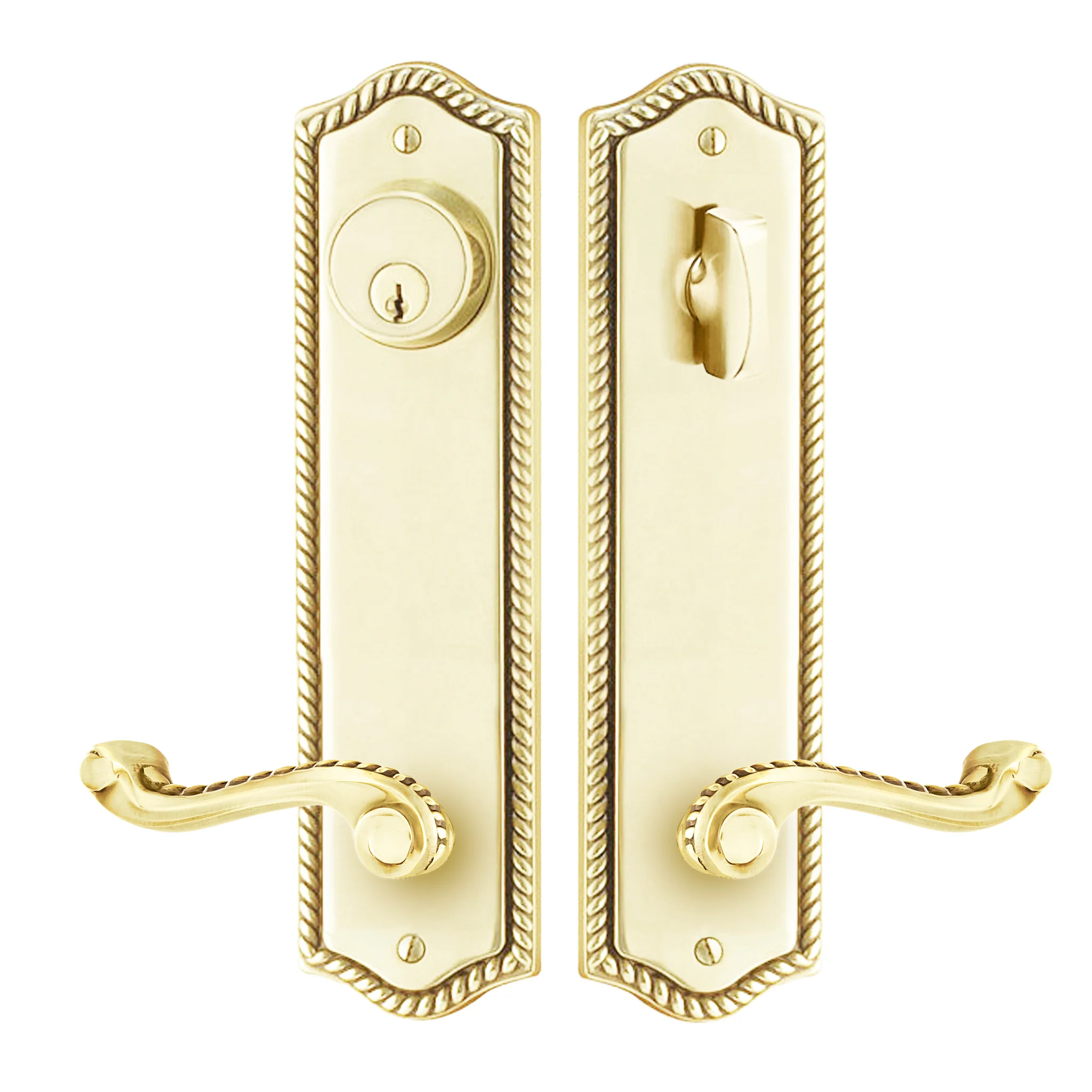 Rope Sideplate Entry Lockset by Emtek - Image 6
