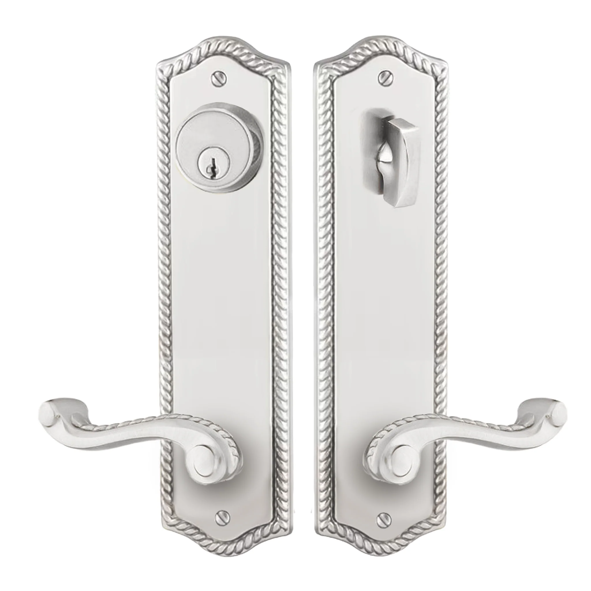 Rope Sideplate Entry Lockset by Emtek - Image 7