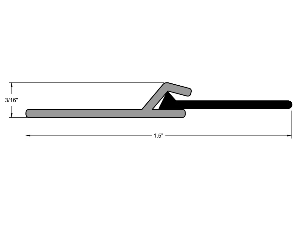 Screw-On Door Draft Stopper Bug Sweep - Image 4