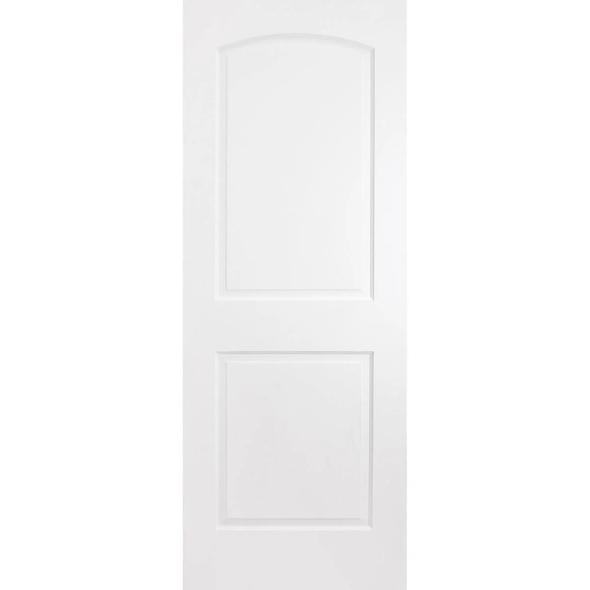 Solid Core Interior Door Slab (2 Panel Archtop, Primed)
