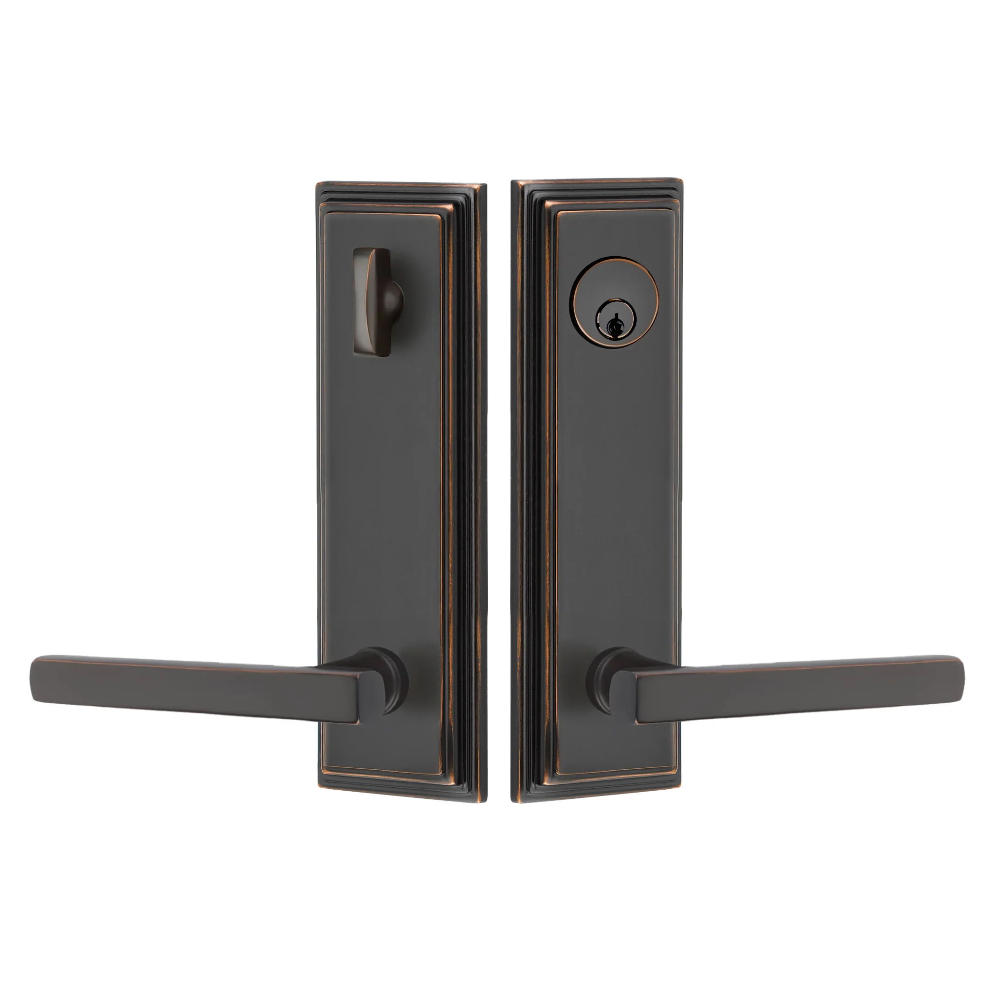 Wilshire Sideplate Entry Lockset by Emtek - Image 12