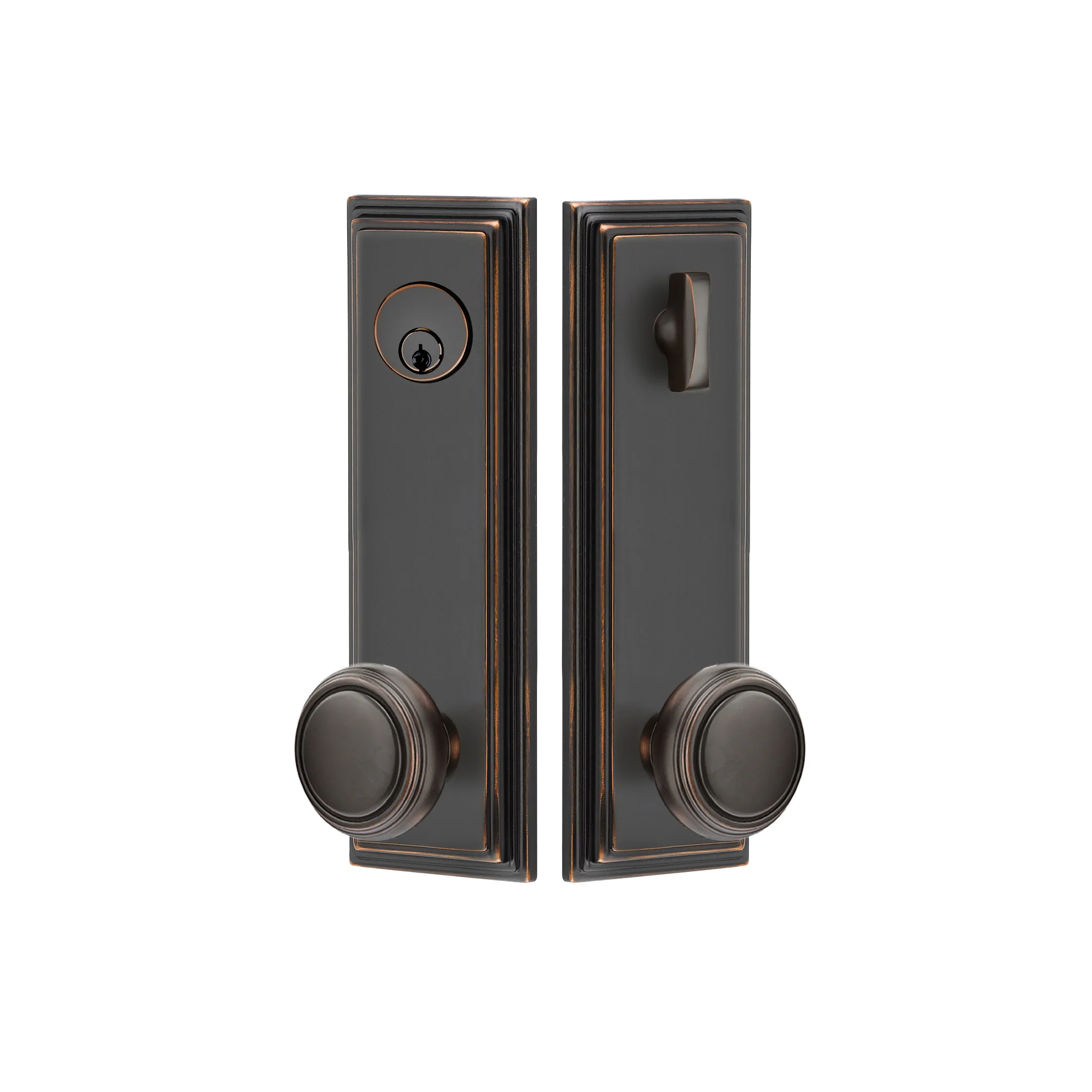 Wilshire Sideplate Entry Lockset by Emtek - Image 15