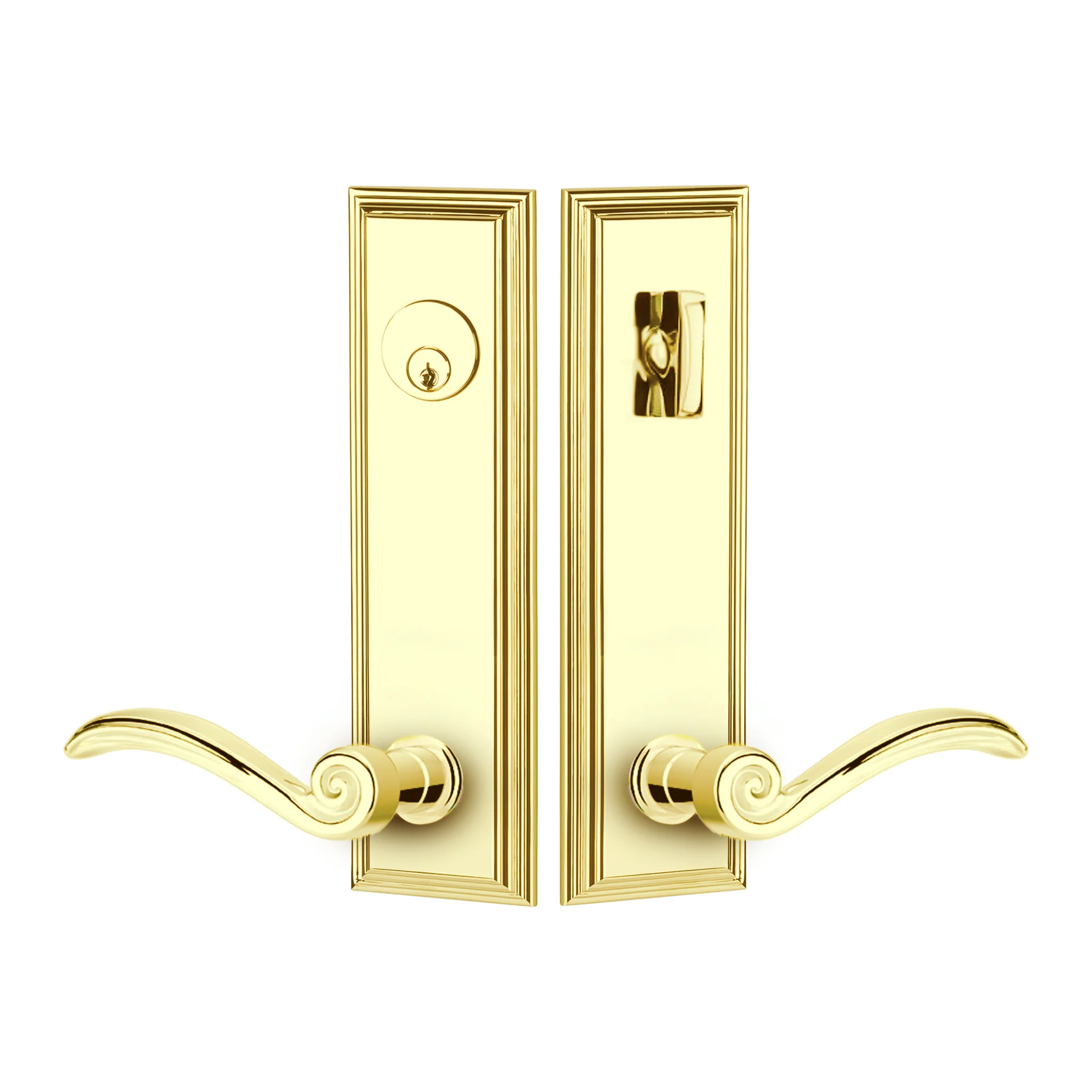 Wilshire Sideplate Entry Lockset by Emtek - Image 4