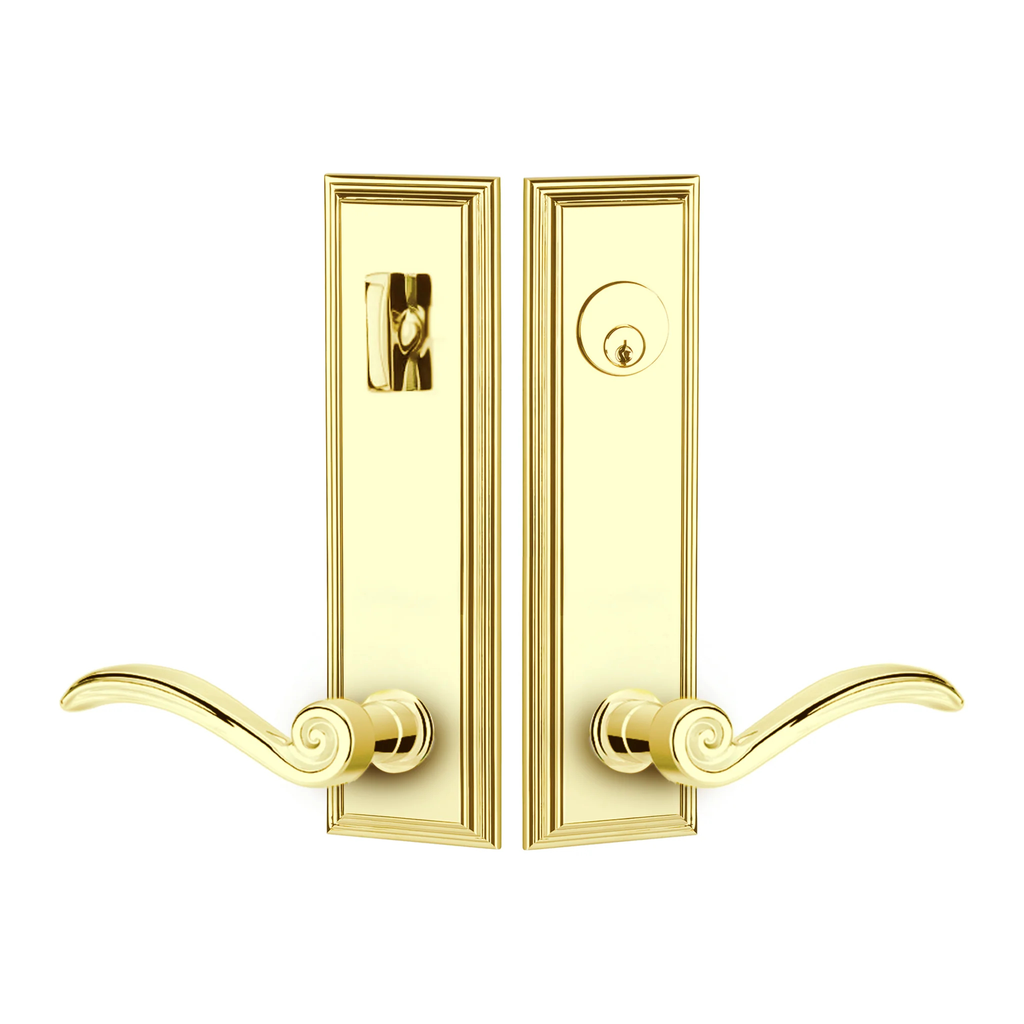 Wilshire Sideplate Entry Lockset by Emtek - Image 7
