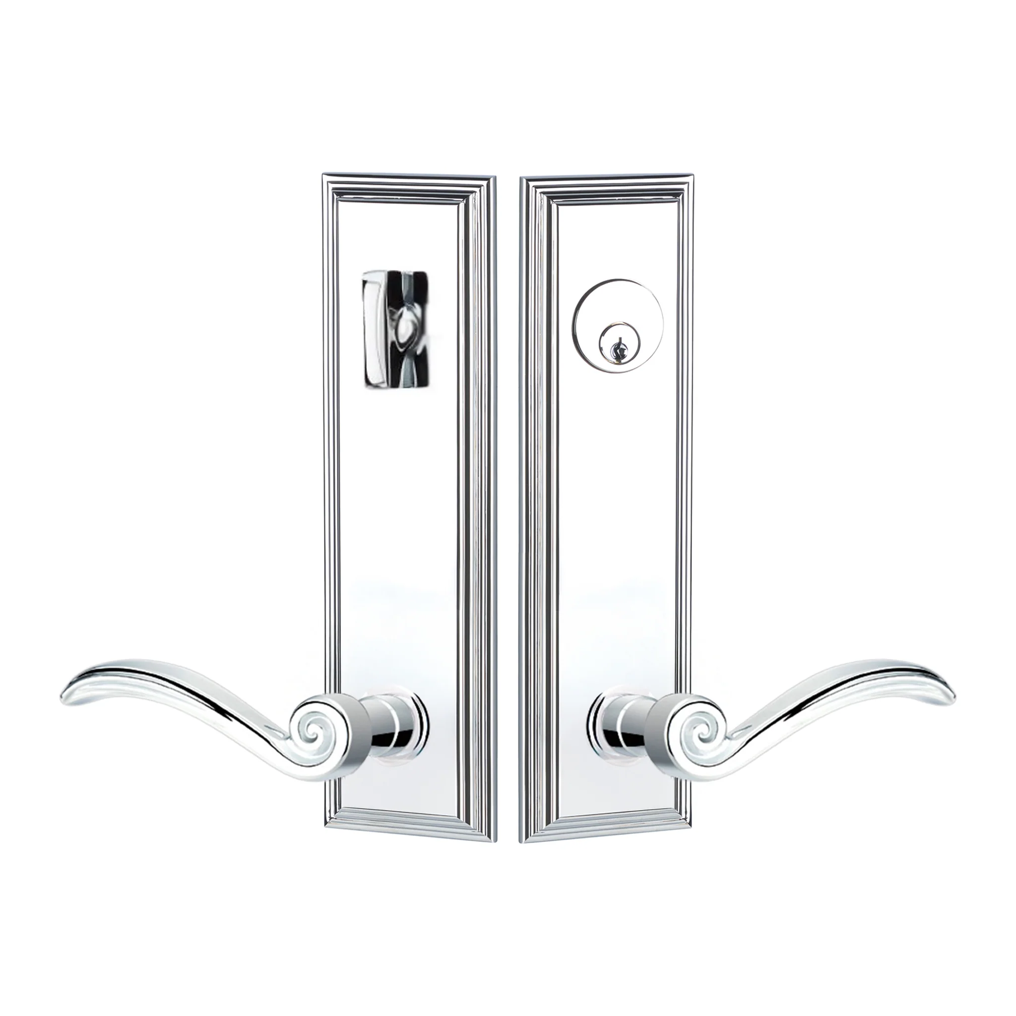 Wilshire Sideplate Entry Lockset by Emtek - Image 8