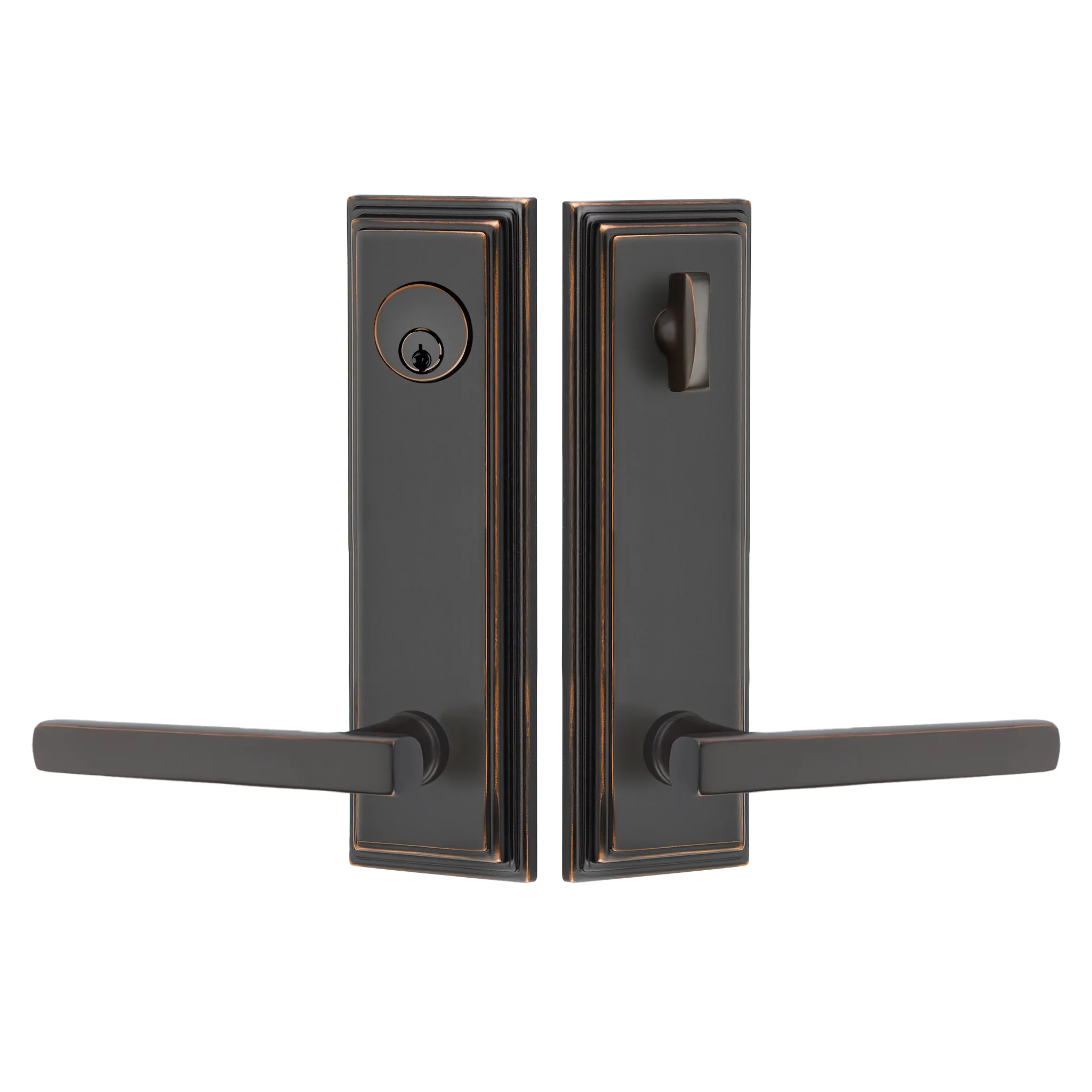 Wilshire Sideplate Entry Lockset by Emtek - Image 9